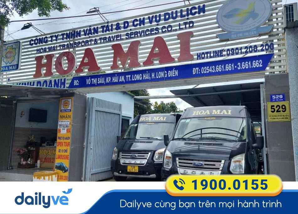 Địa chỉ văn phòng nhà xe Hoa Mai tại Vũng Tàu