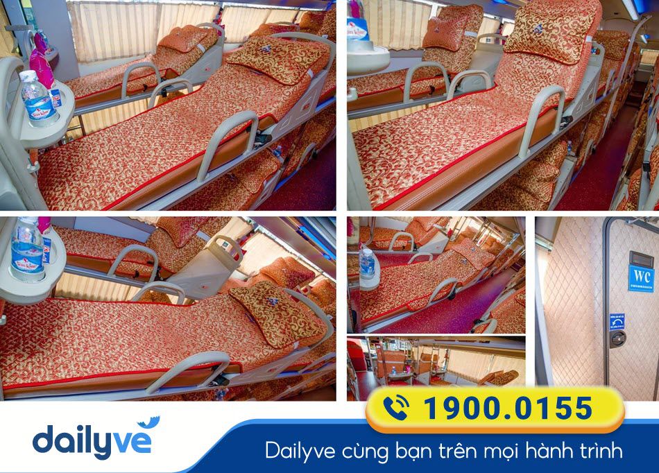 Dòng xe giường nằm 34 chỗ của nhà xe An Phú Quý Thanh Chương