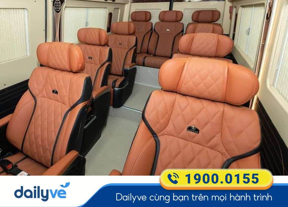 Các tiện ích dòng xe Limousine của xe Phiệt Học Thái Bình - Hà Nội