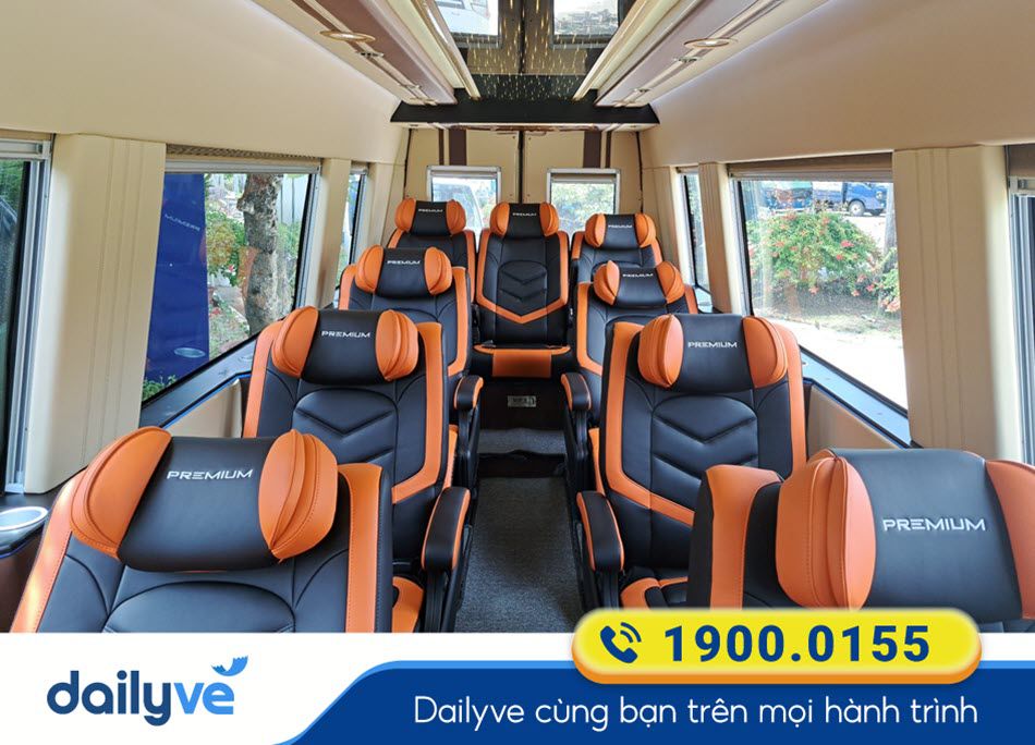 Thiết kế sang trọng dòng xe Limousine Cúc Tùng Nha Trang