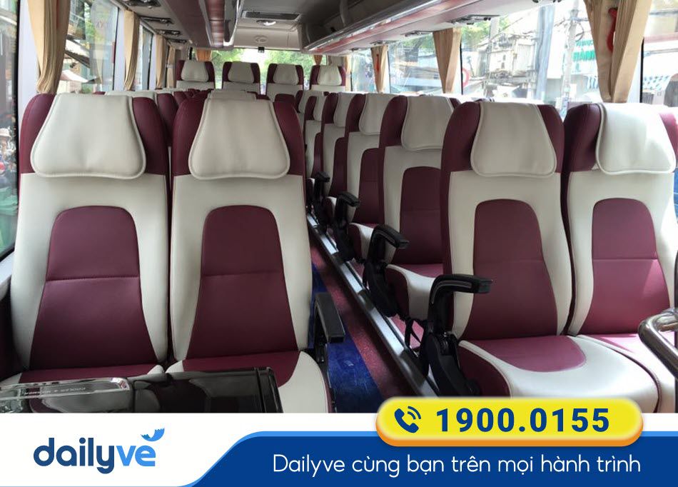Nội thất xe ghế ngồi của xe Đại Ngân Cai Lậy