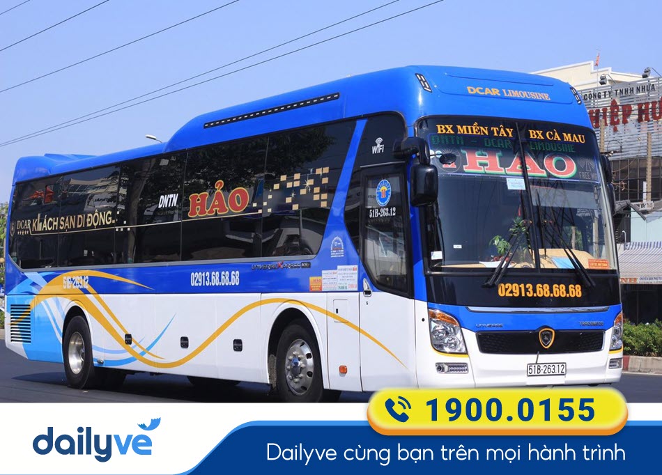 Nhà xe Hảo Sài Gòn đi Cà Mau
