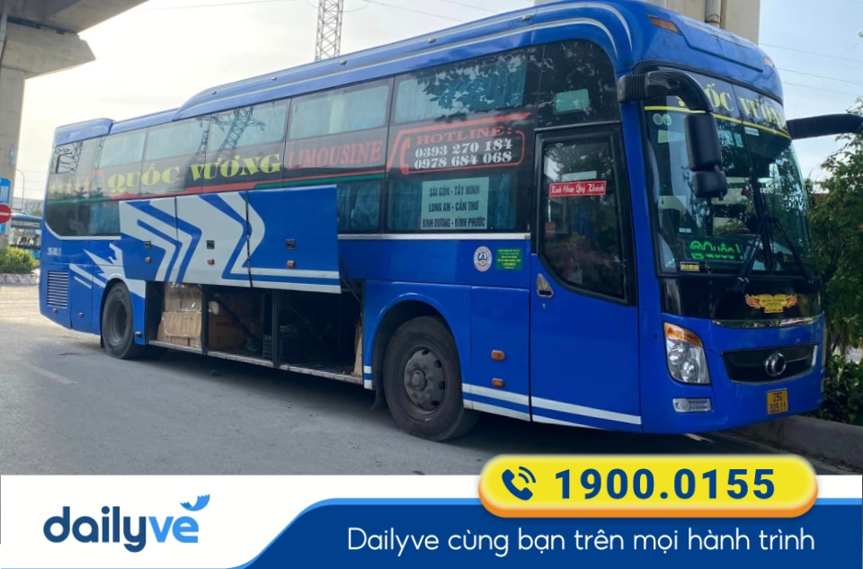 Nhà xe Quốc Vương Limousine tuyến Sài Gòn đi Bến xe Nước Ngầm