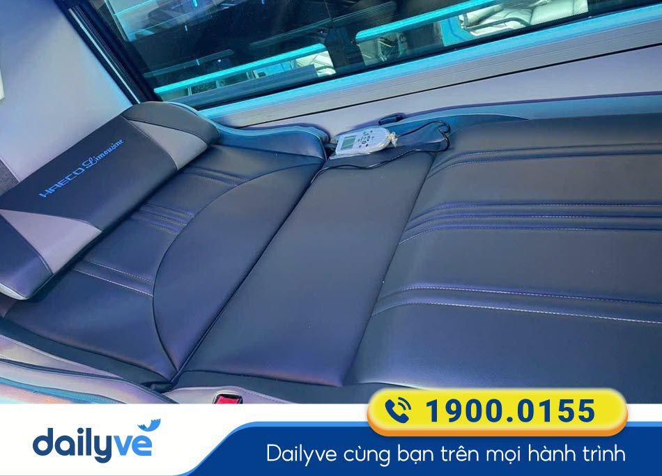 Nội thất sang trọng xe Limousine giường phòng của xe Tuấn Tú Phan Rang