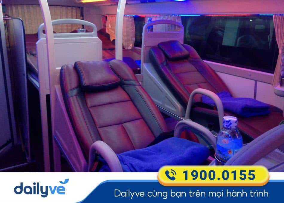 Dòng xe giường nằm 38 chỗ của nhà xe Huỳnh Gia