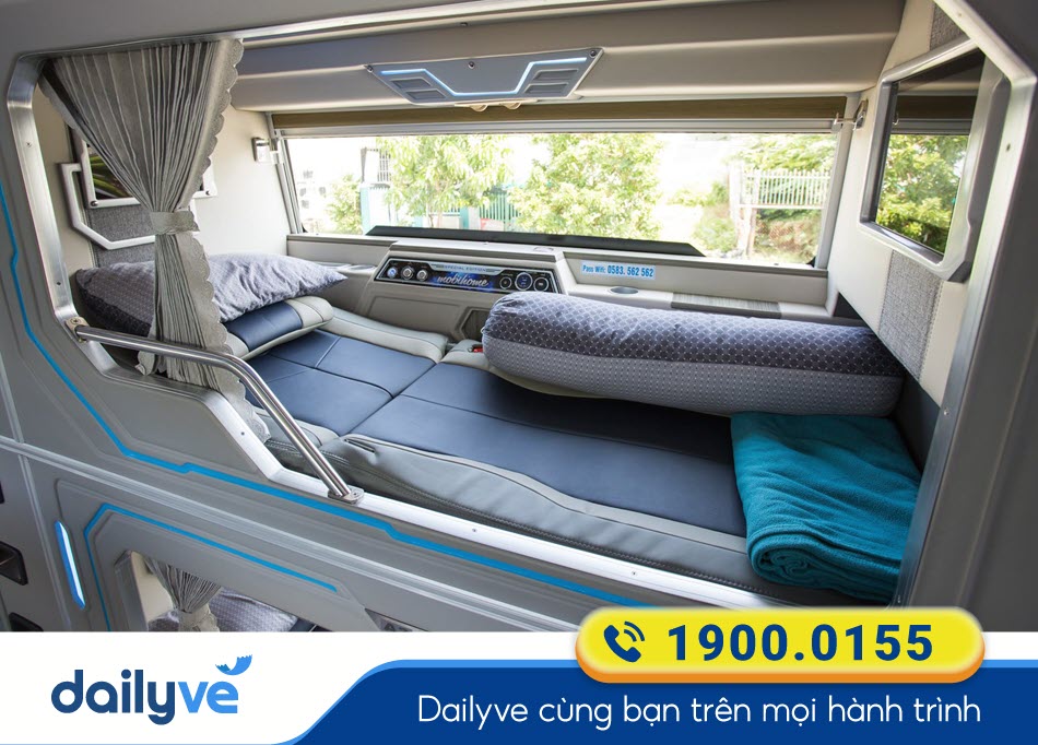 Nội thất xe giường phòng Limousine của xe Huỳnh Gia Nha Trang