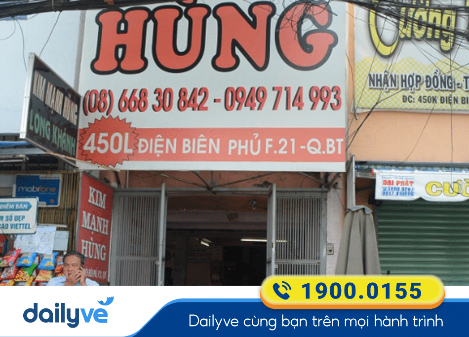 Địa chỉ nhà xe Kim Mạnh Hùng Hàng Xanh