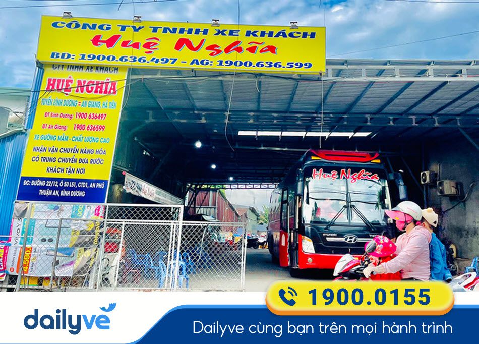 Địa chỉ trạm xe Huệ Nghĩa Bình Dương