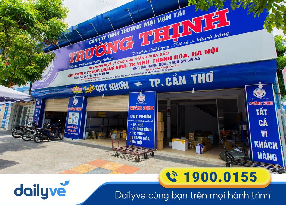 Địa chỉ văn phòng nhà xe Trường Thịnh tại Quy Nhơn - Bình Định