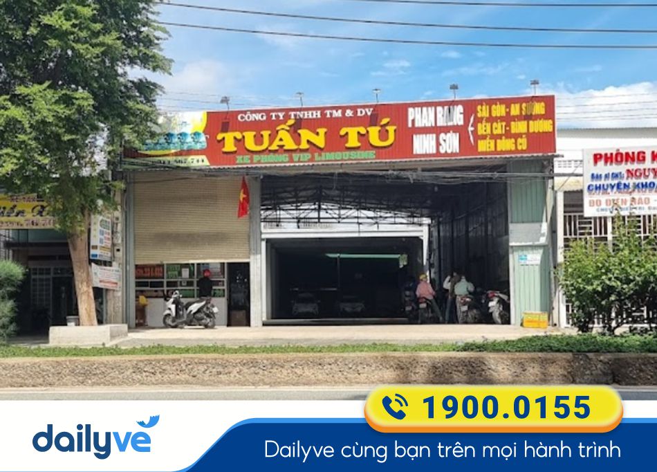 Văn phòng nhà xe Tuấn Tú tại Phan Rang - Ninh Thuận