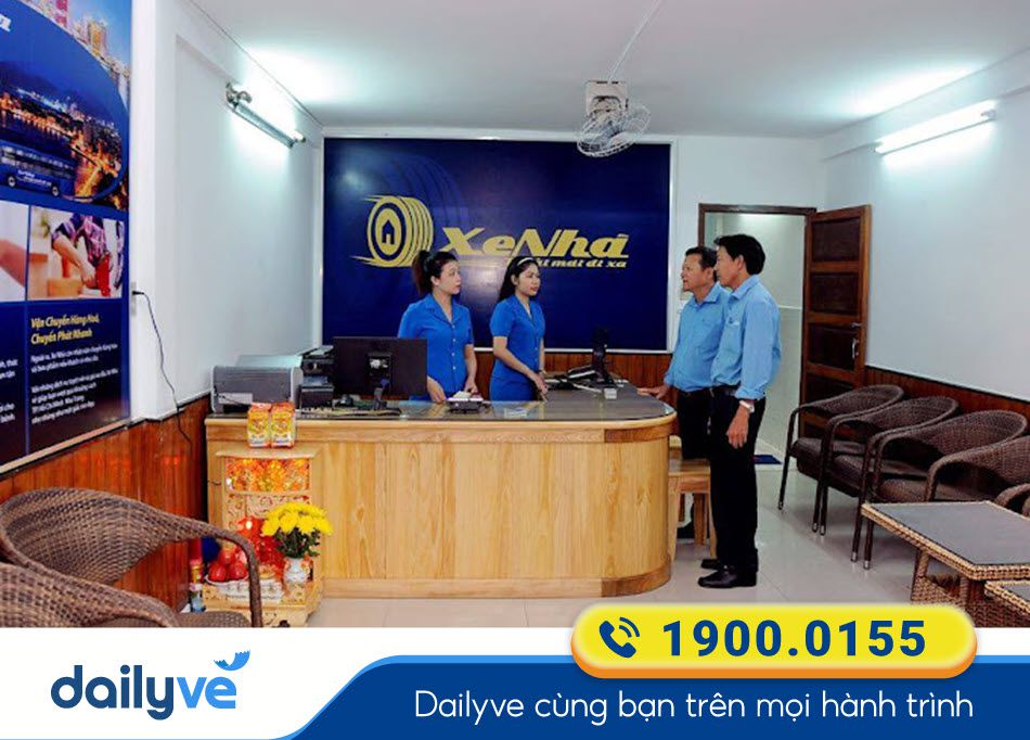 Văn phòng vé của nhà xe Xe Nhà tại Nha Trang