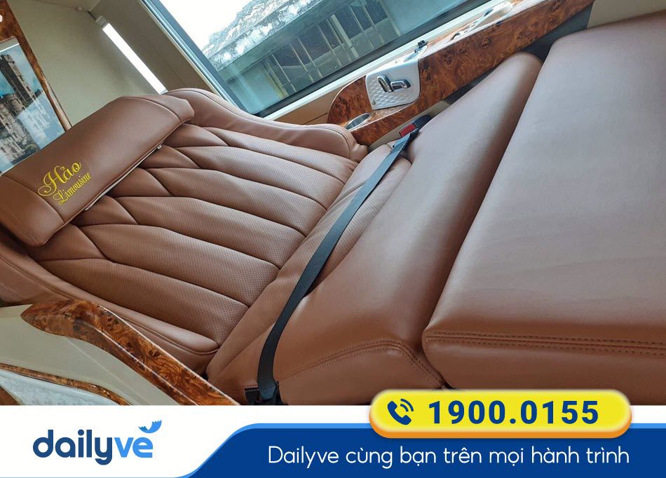 Các tiện ích hiện đại dòng xe Limousine cao cấp của nhà xe Hảo Bạc Liêu - Sài Gòn