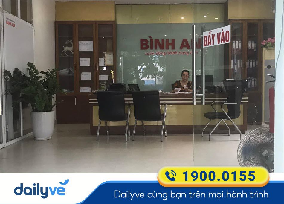 Văn phòng nhà xe Bình An tại Hòa Bình