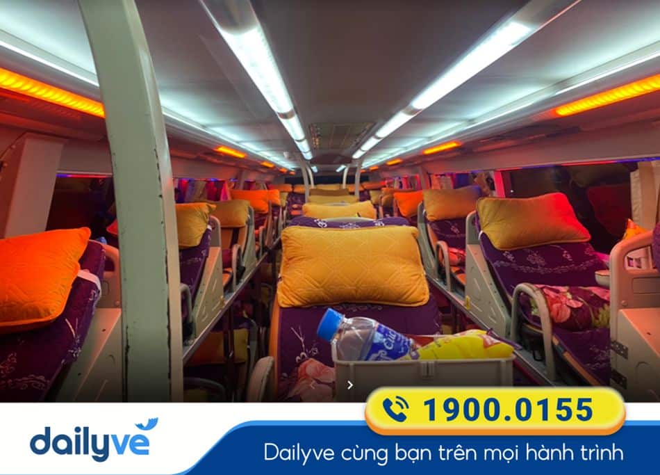 Dòng xe giường nằm 40 chỗ của xe Cúc Mừng Nghệ An - Hà Nội