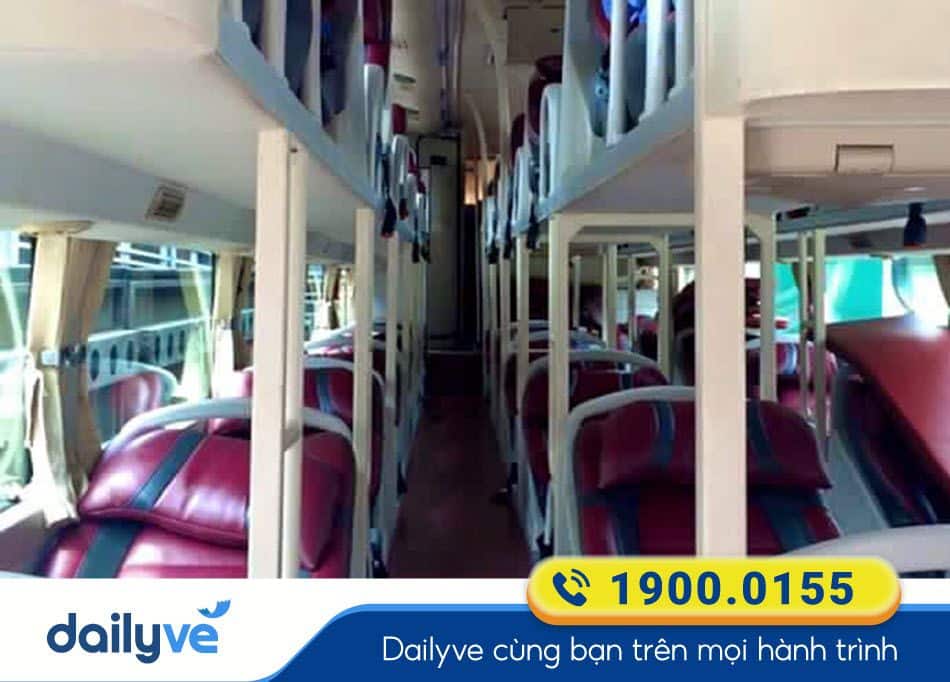 Dòng xe giường nằm 40 chỗ của nhà xe Dũng Minh Hà Tĩnh