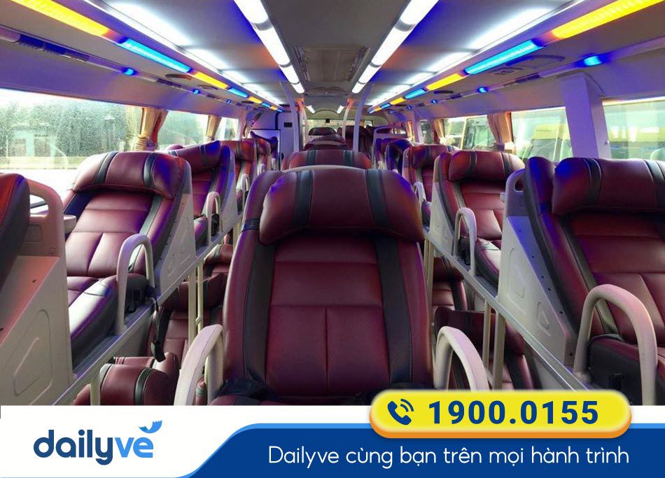 Dòng xe 40 giường của nhà xe Kim Cương Đồng Tháp