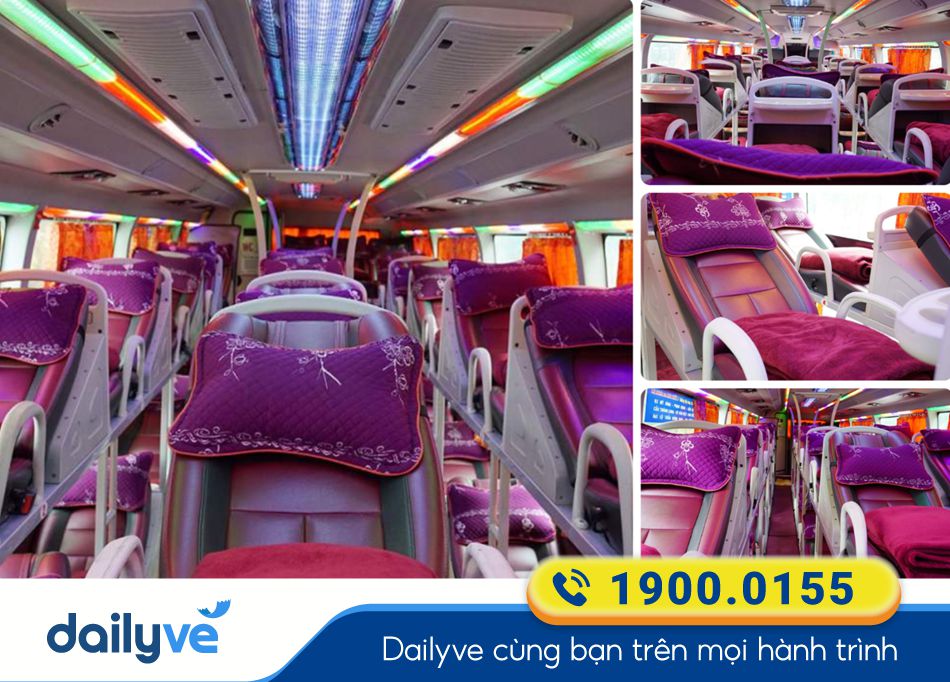 Dòng xe 40 giường của nhà xe Sao Việt Lào Cai - Hà Nội