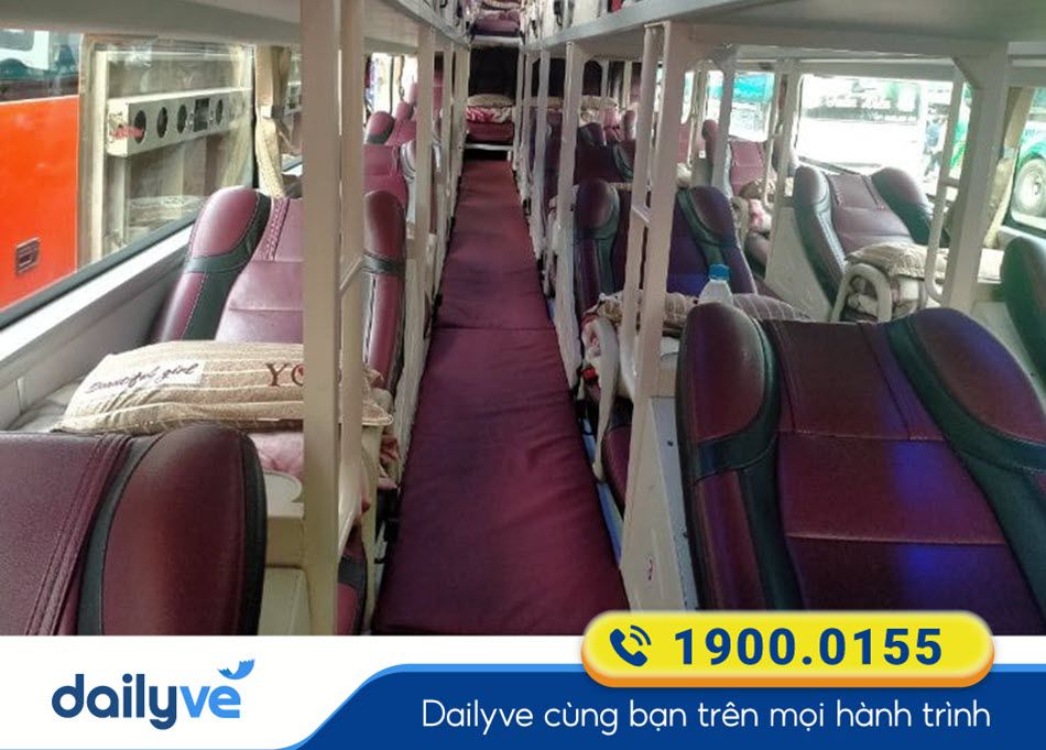Dòng xe giường nằm 40 chỗ của nhà xe Trường Hằng Thanh Hóa
