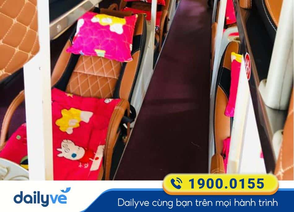 Xe giường nằm 46 chỗ của nhà xe Gia Phúc Cam Ranh