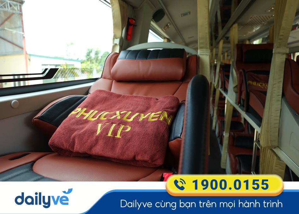 Dòng xe giường nằm 45 chỗ của xe khách Phúc Xuyên Quảng Ninh