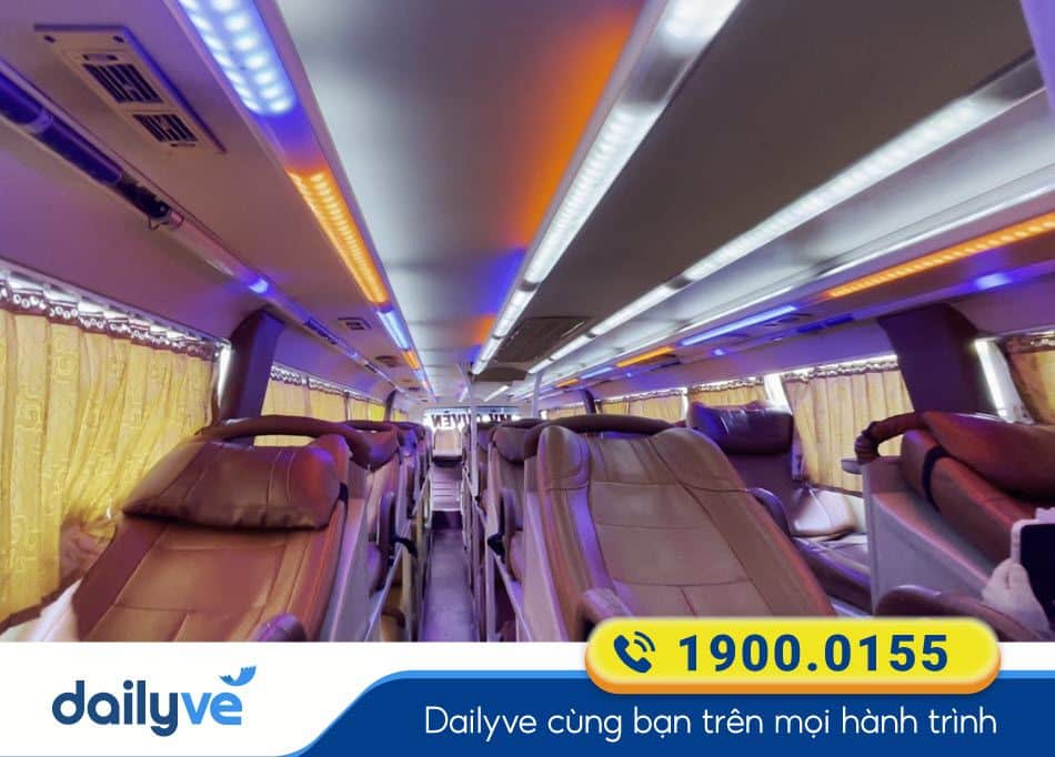 Xe giường nằm 46 chỗ của nhà xe Mỹ Duyên Sóc Trăng