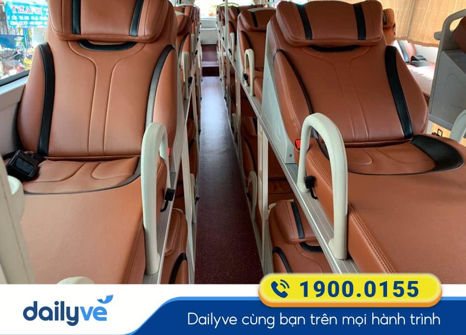 Dòng xe giường nằm 46 chỗ của nhà xe Thanh Thủy