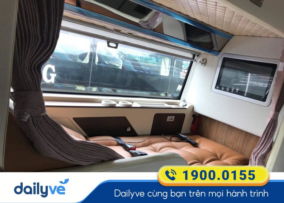 Thiết kế sang trọng dòng xe Limousine 22 phòng của xe khách Minh Nghĩa