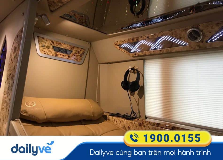 Các tiện ích hiện đại của dòng xe Vip Đức Đạt đi Gia Lai