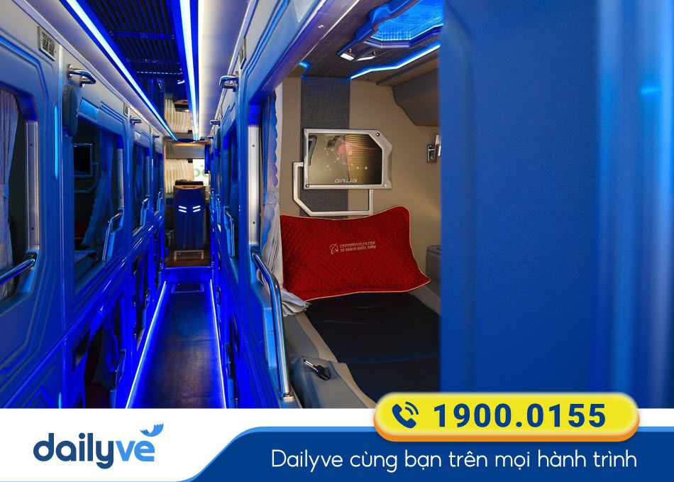 Xe Limousine 22 phòng của nhà xe Quốc Tuấn Hà Tĩnh