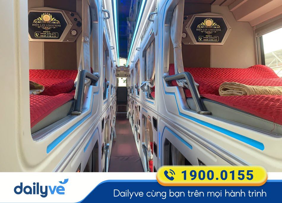 Dòng xe Limousine 24 phòng của nhà xe Hiền Lan Thanh Hóa