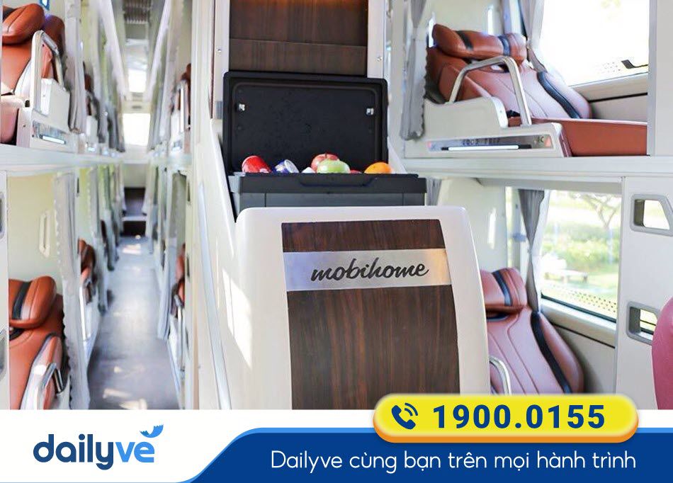 Dòng xe giường nằm 34 chỗ của nhà xe Kim Lý Đắk Nông - Sài Gòn