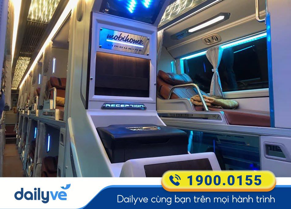 Thiết kế sang trọng dòng xe Limousine 34 phòng của xe Hiếu Hoa