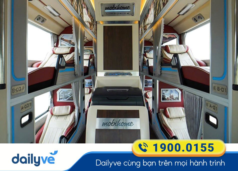 Dòng xe Limousine 34 phòng cao cấp của nhà xe Việt Hưng