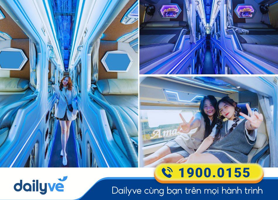 Không gian sang trọng của dòng xe giường phòng Limousine