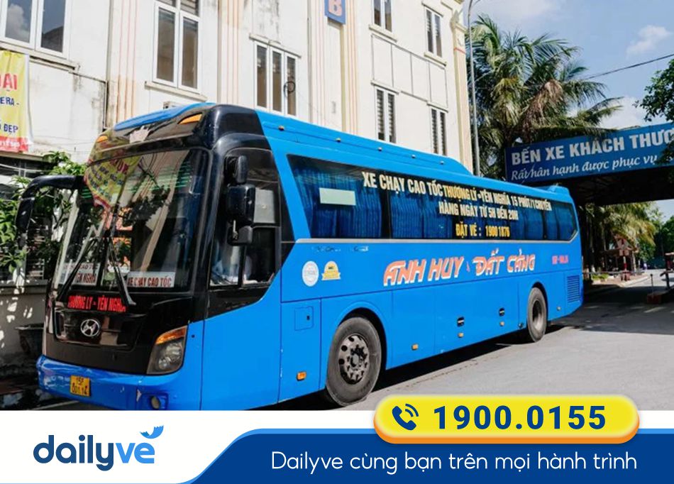 Nhà xe Anh Huy Đất Cảng Hải Phòng - Hà Nội