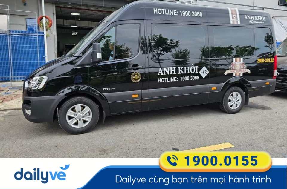 Nhà xe Anh Khôi Limousine tuyến Nam Định đi Hà Nội
