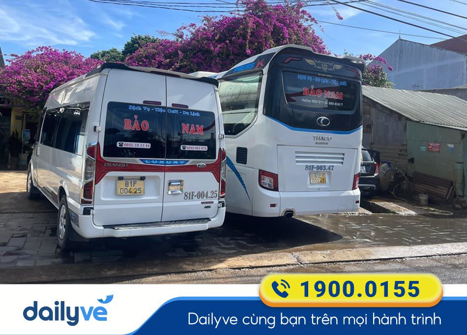 Nhà xe Bảo Nam Bình Định đi Gia Lai