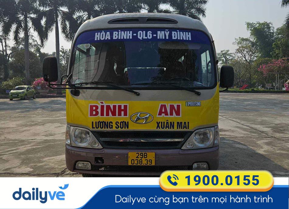 Xe khách Bình An Hòa Bình - Mỹ Đình