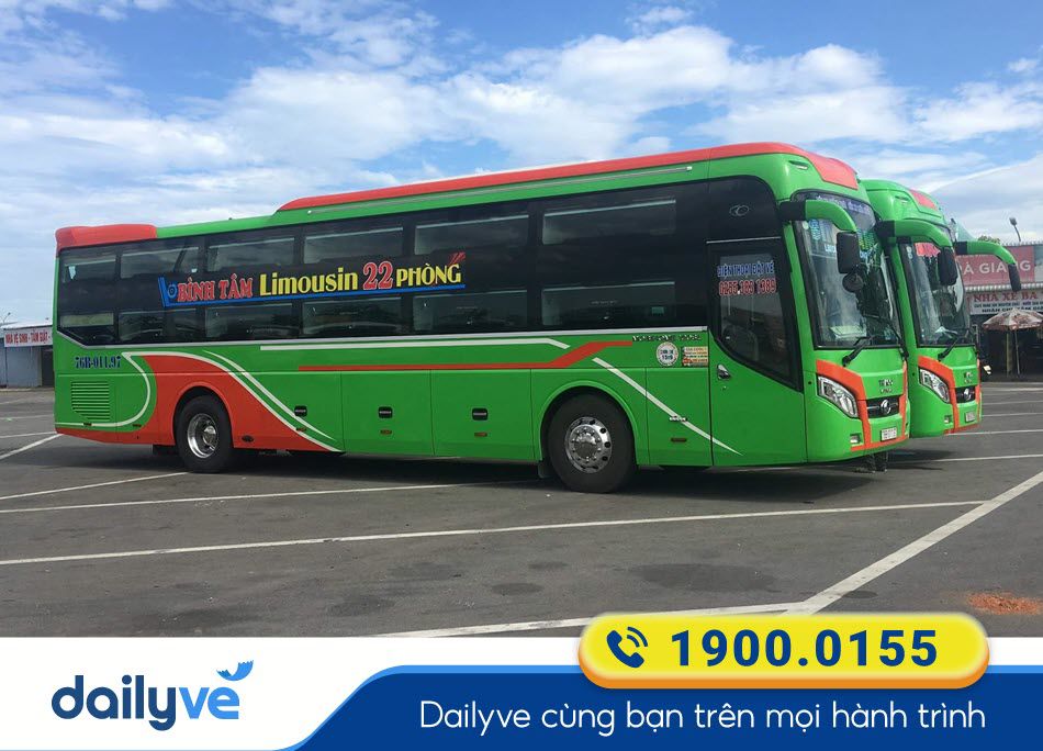 Xe khách Bình Tâm Sài Gòn - Quảng Ngãi