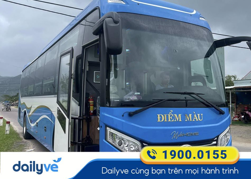 Nhà xe Điểm Màu Bình Định đi Bình Dương