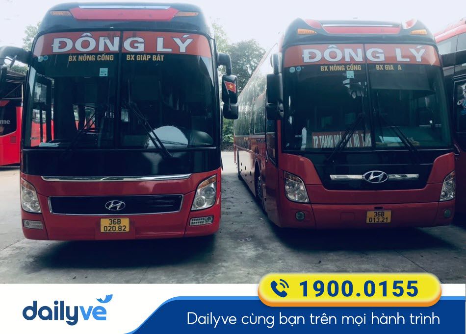 Nhà xe Đông Lý Nông Cống đi Bắc Ninh