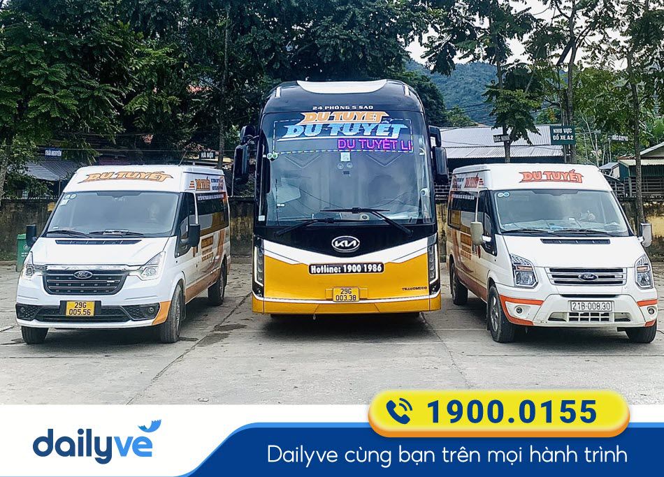Nhà xe Du Tuyết Hà Nội đi Lục Yên - Yên Bái