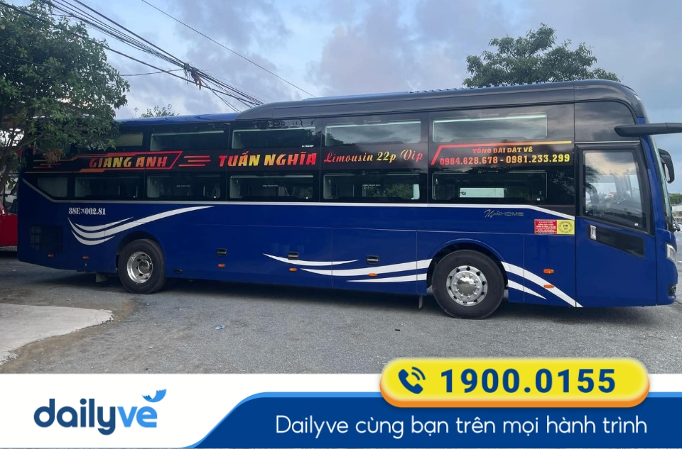 Nhà xe Giang Anh Tuấn Nghĩa tuyến Hà Nội đi Hà Tĩnh