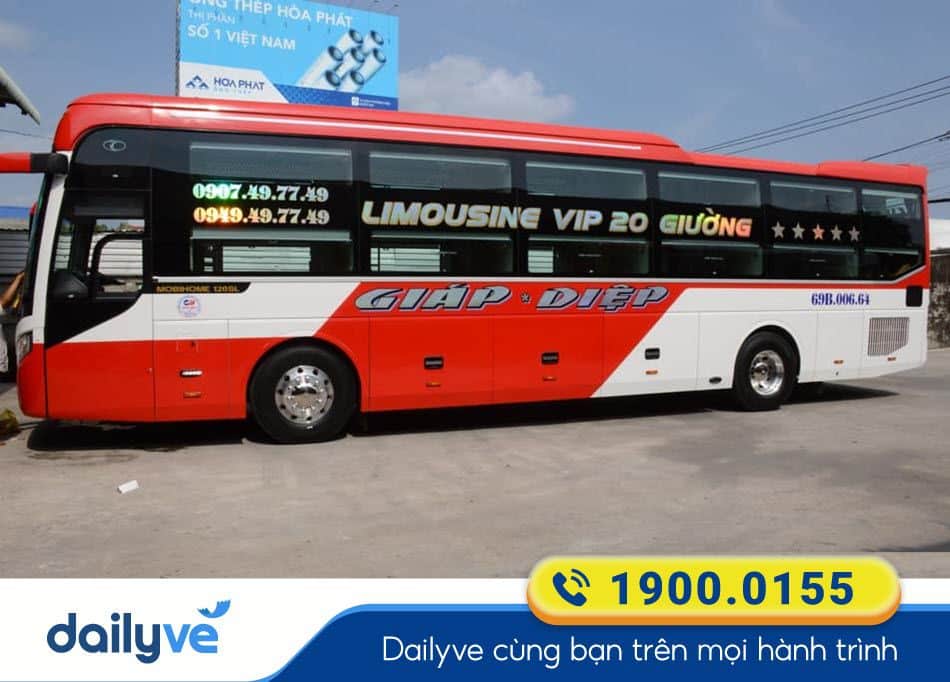 Nhà xe Giáp Diệp Sài Gòn - Bạc Liêu