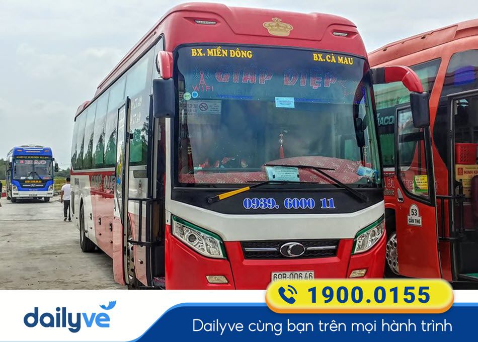 Nhà xe Giáp Diệp Cà Mau đi Sài Gòn