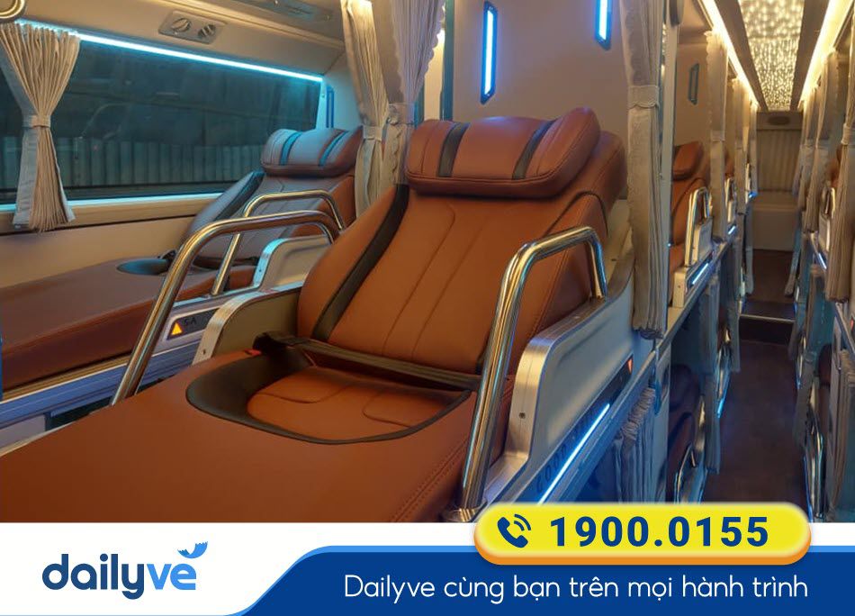 Thiết kế sang trọng dòng xe Limousine 34 chỗ của xe Hà My