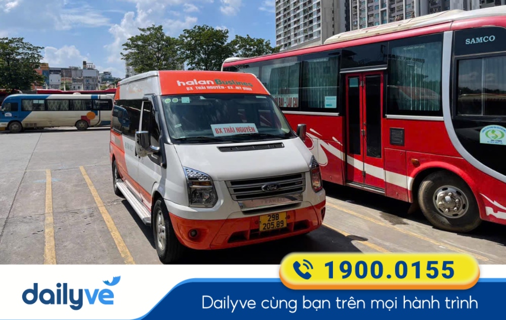 Nhà xe Halan Buslines tuyến Thái Nguyên đi Hà Nội