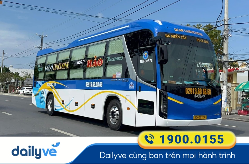 Nhà xe Hảo tuyến Sài Gòn đi Cà Mau