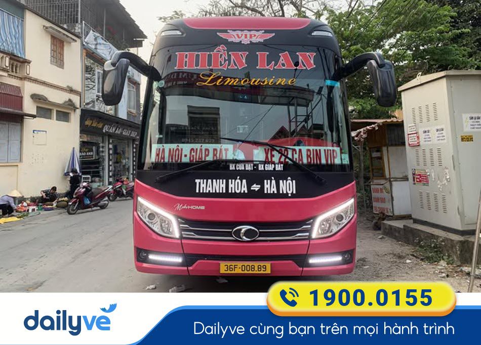 Nhà xe Hiền Lan Thanh Hóa đi Hà Nội