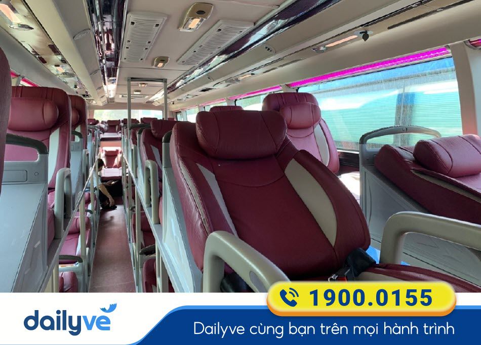 Dòng xe giường nằm 44 chỗ của nhà xe Hòa Thuận Cà Mau
